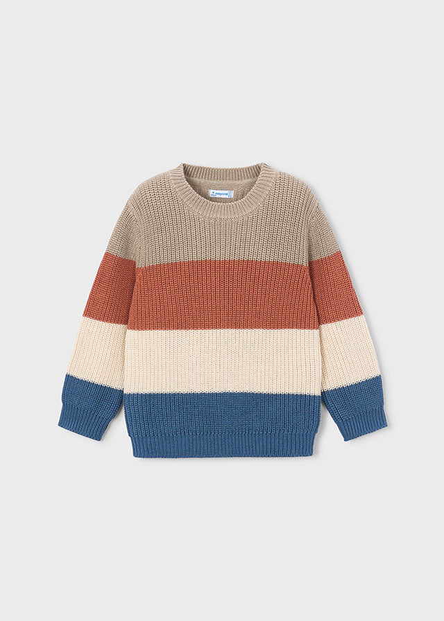 Chandail en tricot - Colorblock
