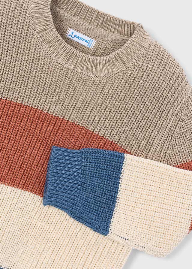 Chandail en tricot - Colorblock