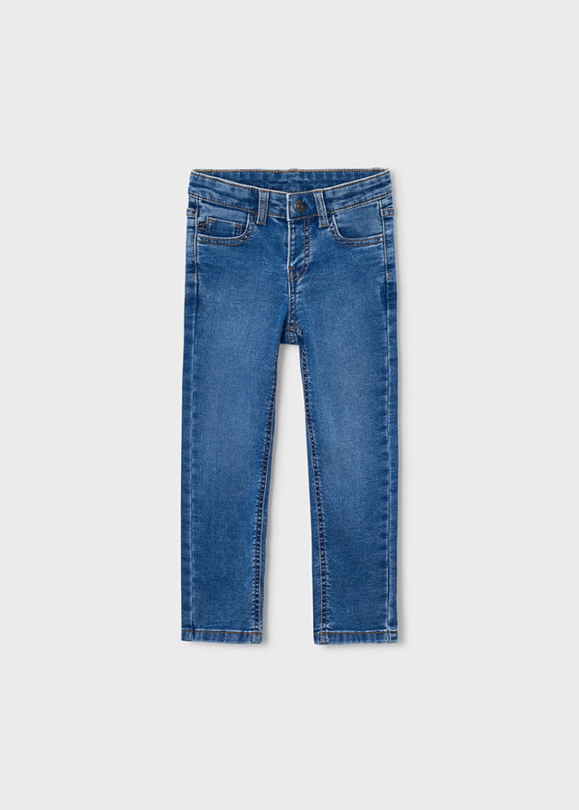 Pantalon souple en denim moyen (garçon)