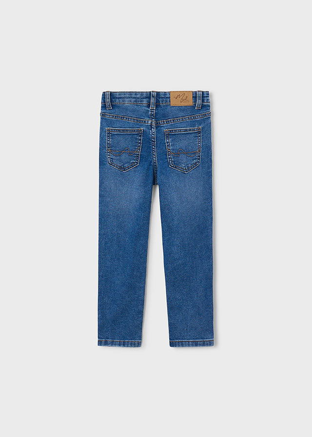 Pantalon souple en denim moyen (garçon)