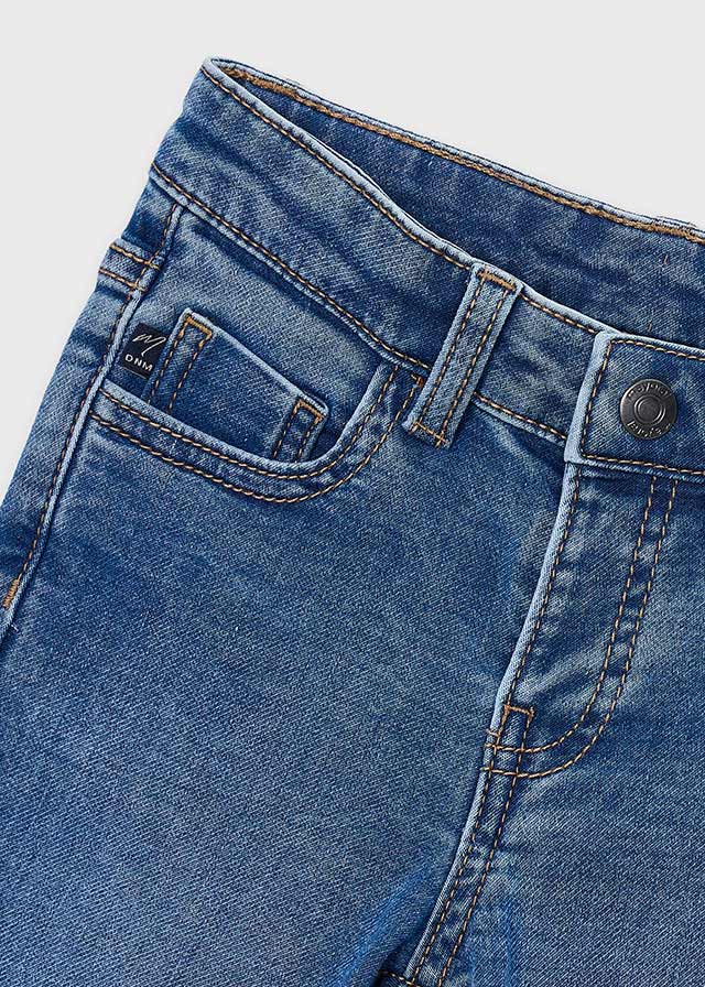 Pantalon souple en denim moyen (garçon)