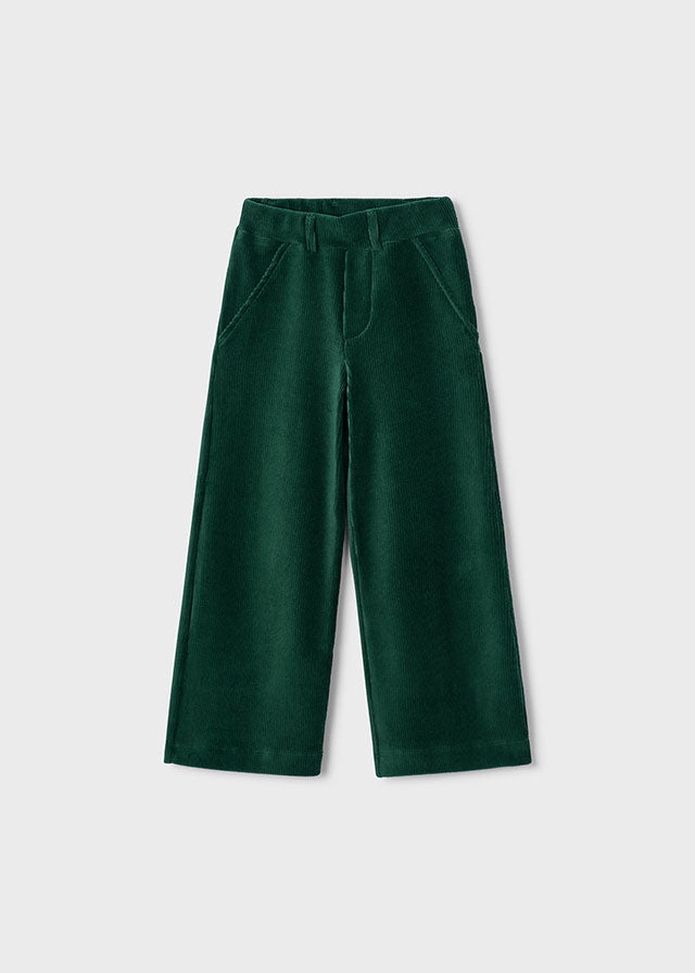 Pantalon en velours côtelé - Vert bouteille