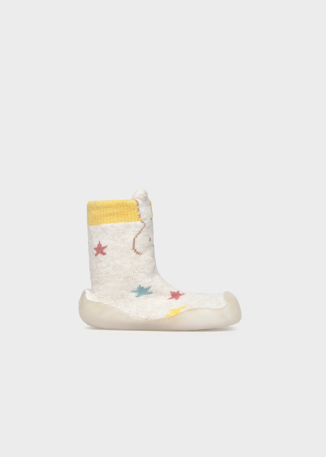 Chaussettes antidérapantes à semelle - Lapin
