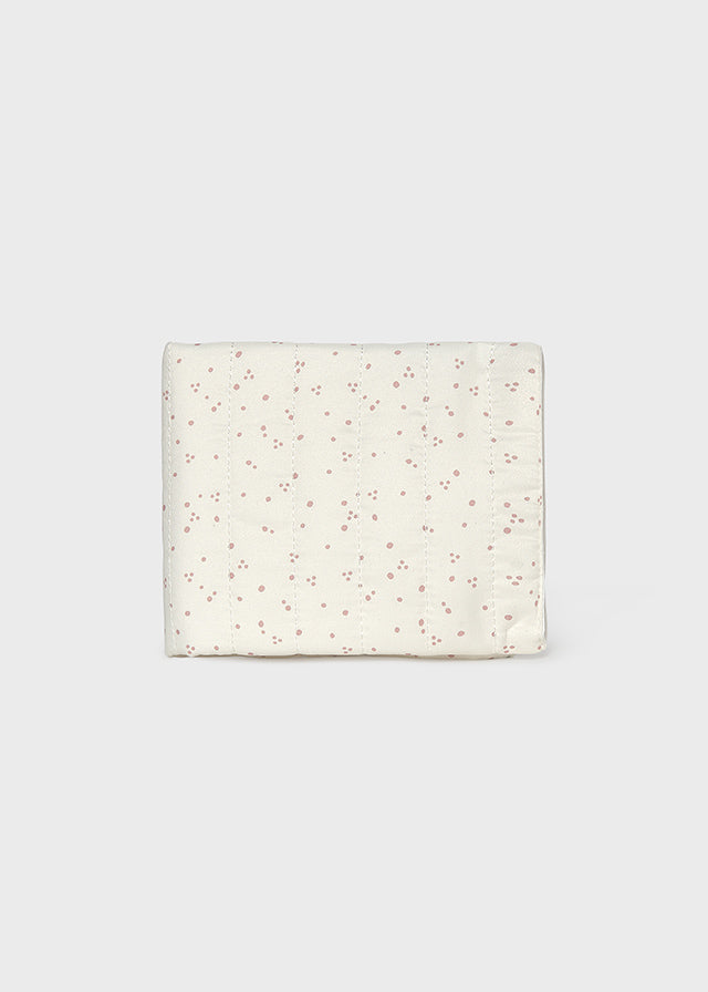 Sac à couches à broderies - Écru & Blush