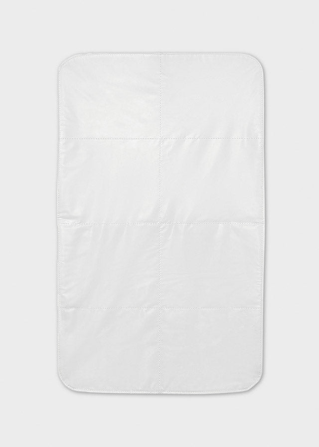 Sac à couches à broderies - Écru & Anthracite