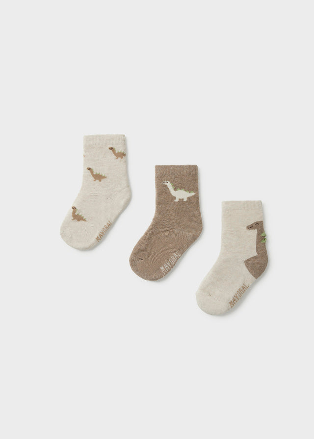 Trio de chaussettes - Dinosaures