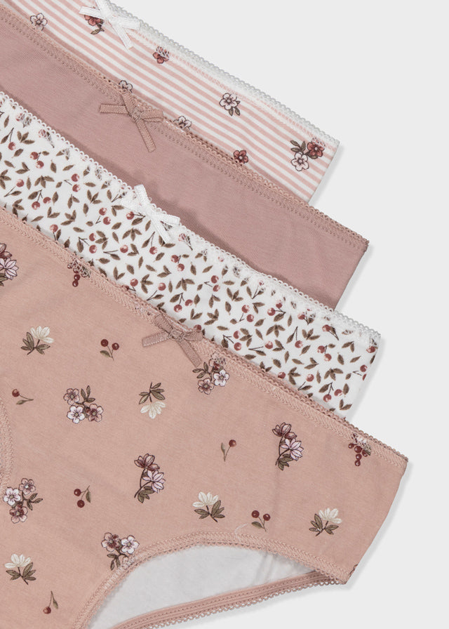 Ensemble de 4 culottes - Cerises