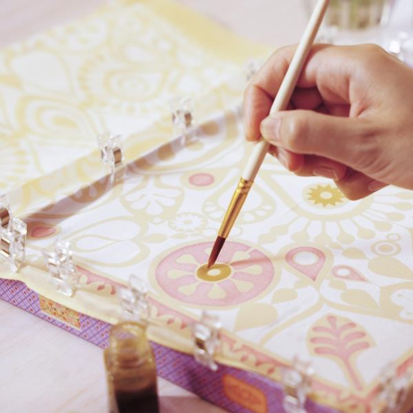 Atelier 11 : Peinture sur soie - Pétales