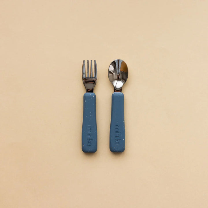 Ensemble de petits ustensiles (cuillère et fourchette)