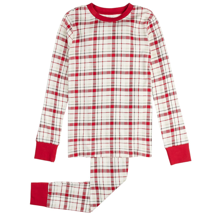 Pyjama deux pièces Red Plaid  8 ans