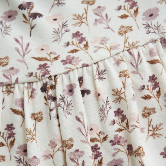 Robe à imprimé de fleurs Violet Ice