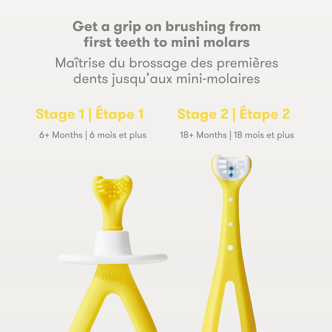 Ensemble de brosses à dents d'apprentissage Grow-With-Me