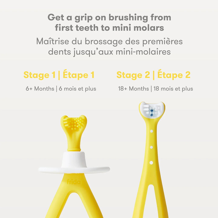 Ensemble de brosses à dents d'apprentissage Grow-With-Me