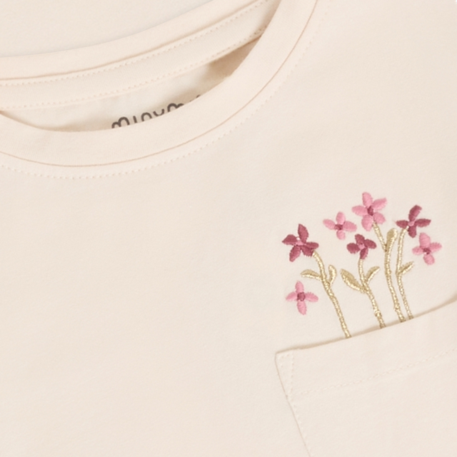Chandail à manches longues avec broderie de fleurs