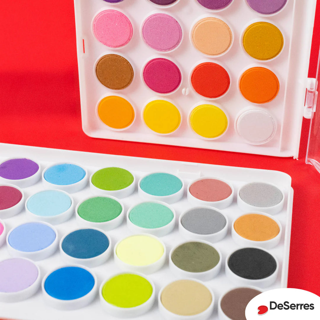 Ensemble de peinture aquarelle (36 couleurs)