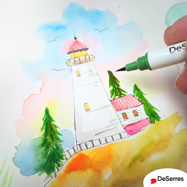 Ensemble de 24 marqueurs aquarelle