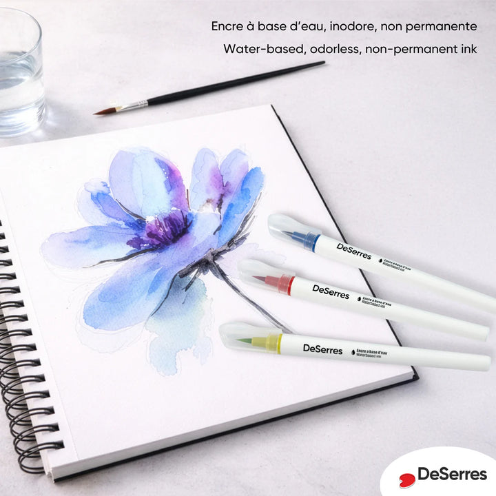Ensemble de 24 marqueurs aquarelle
