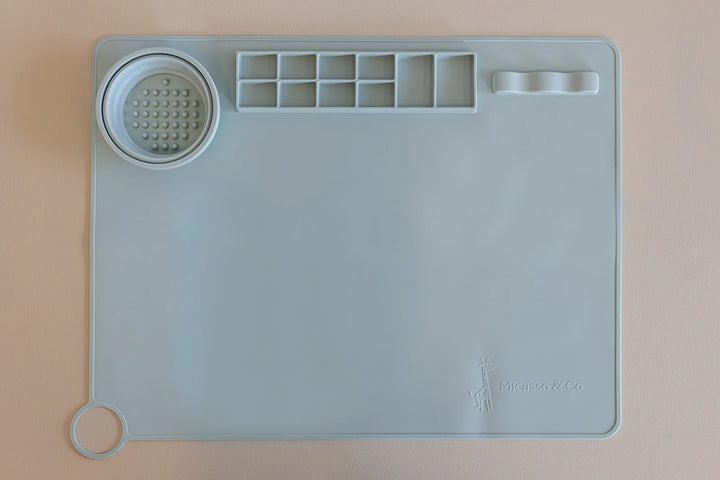 Napperon d'artiste en silicone pour enfant