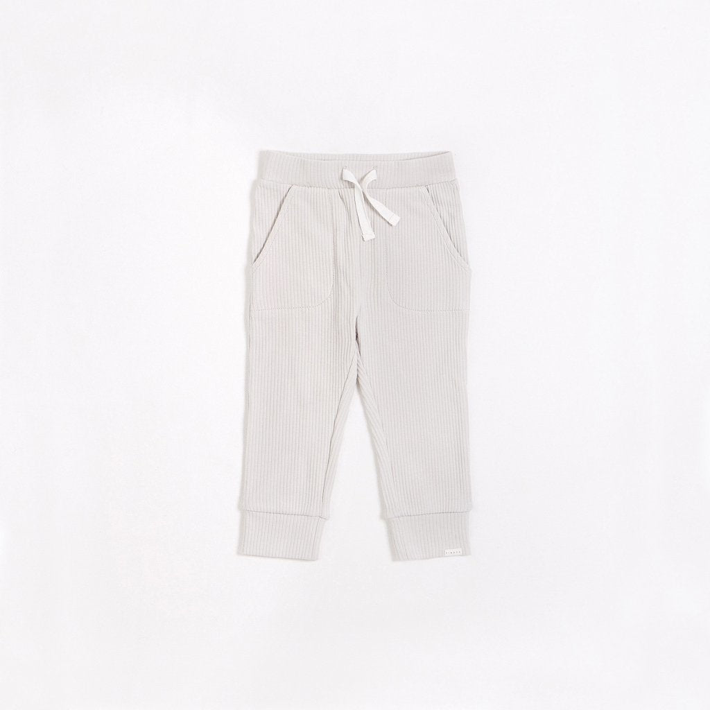 Pantalon en tricot côtelé Naturel 4T