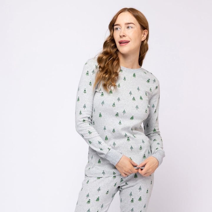 Pyjama Sapins de Noël Femme L