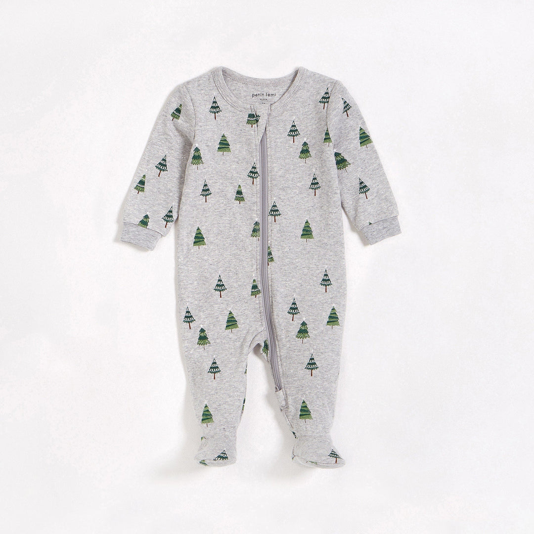 Pyjama une pièce Sapins de Noël  Nouveau-né