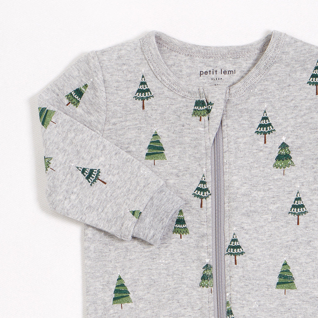Pyjama une pièce Sapins de Noël  Nouveau-né