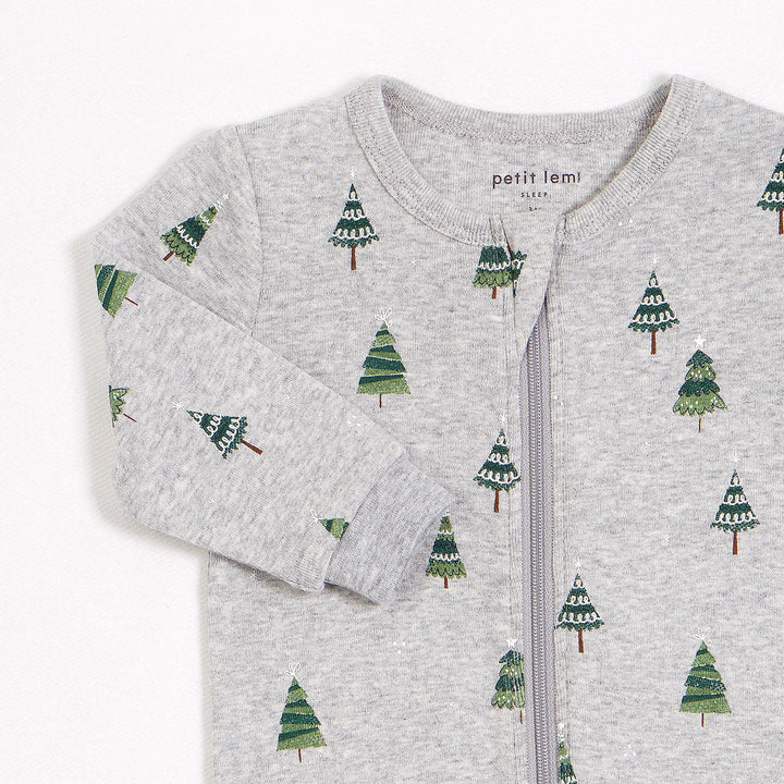 Pyjama une pièce Sapins de Noël  Nouveau-né