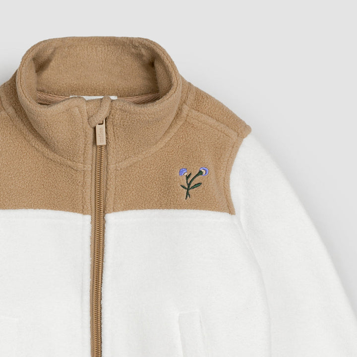 Veste polar Broderie floral 5 ans