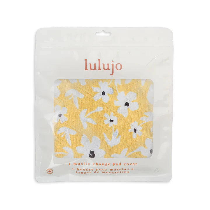 Changing mat cover - Yellow wildflowers