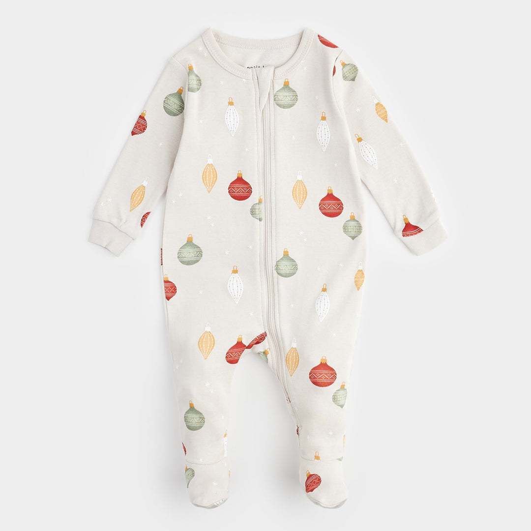 Pyjama une pièce Boules de Noël  Nouveau-né