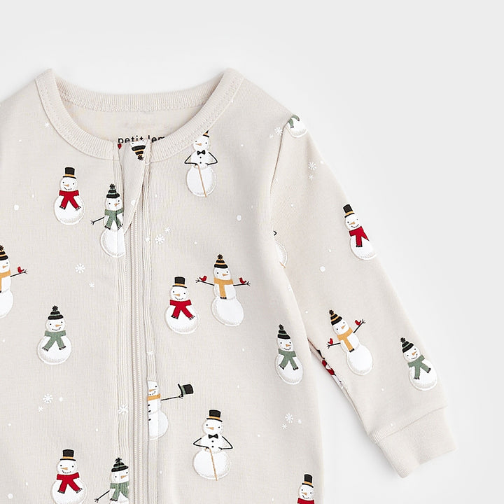 Pyjama une pièce Bonhommes de neige 6 mois
