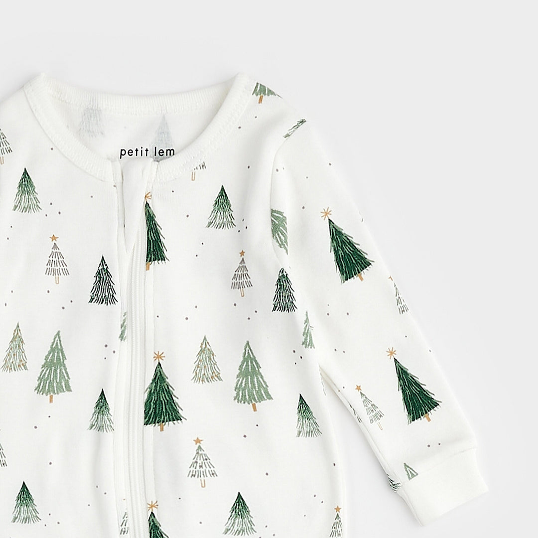 Pyjama une pièce Sapins  6 mois