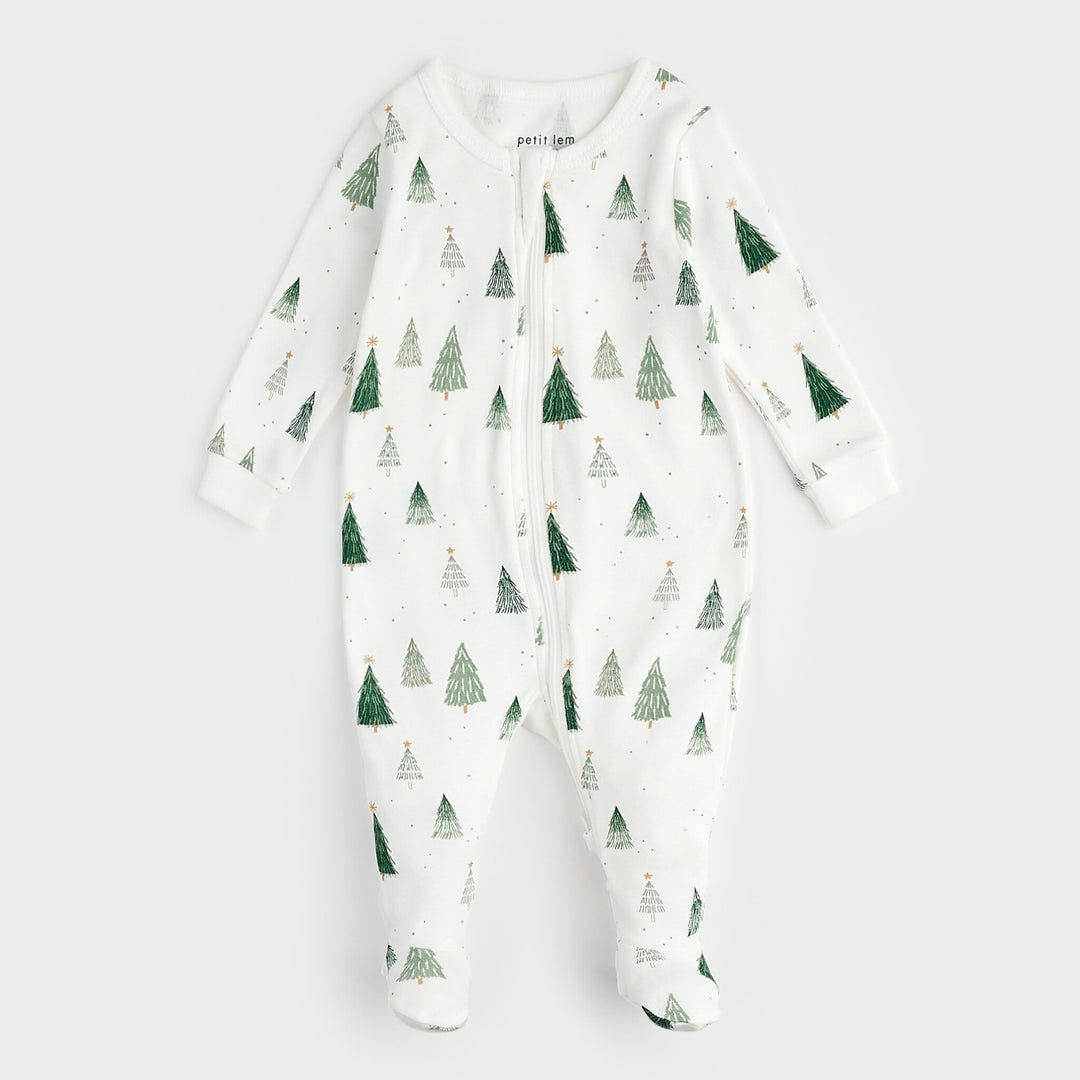Pyjama une pièce Sapins  Nouveau-né