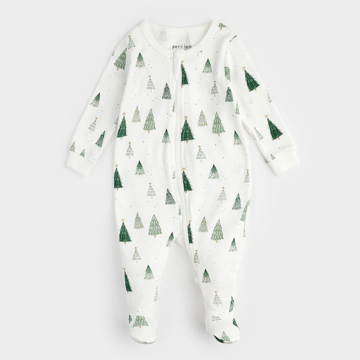 Pyjama une pièce Sapins  Nouveau-né