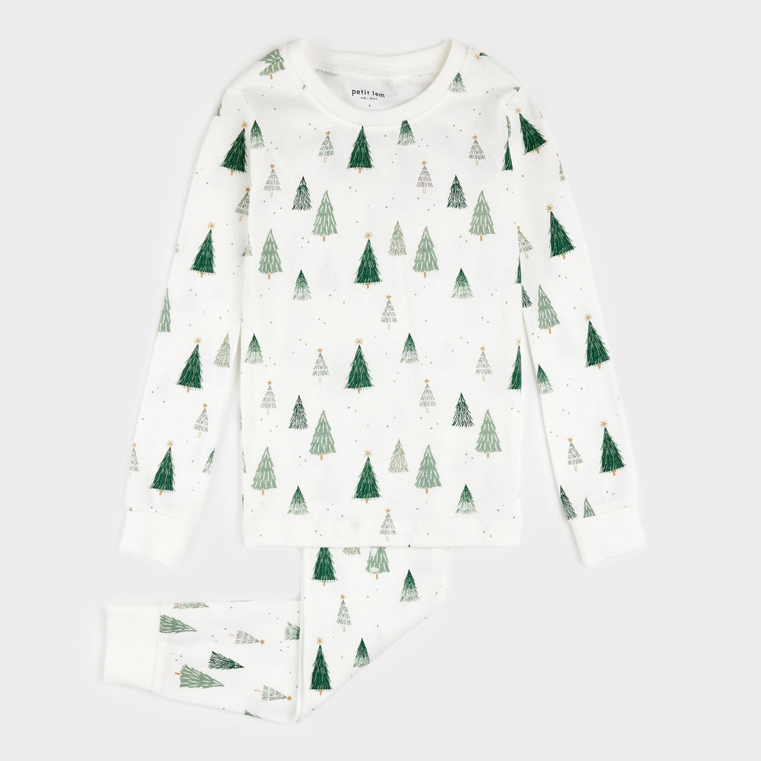 Pyjama deux pièces Sapins  8 ans