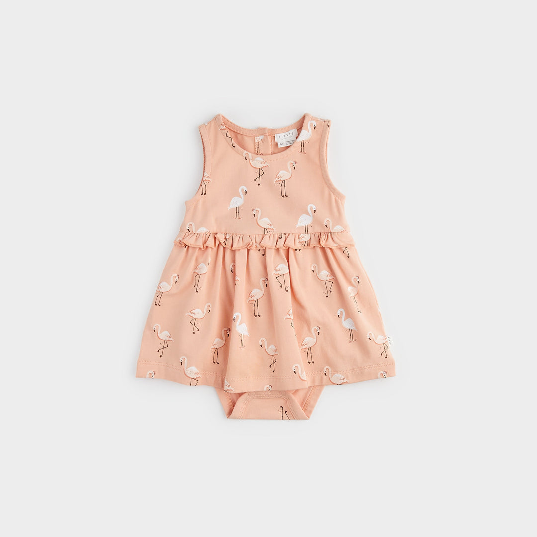 Robe Flamants roses  3 mois