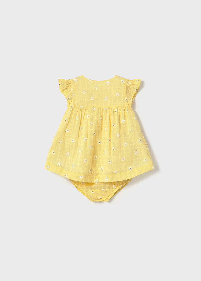 Robe soleil avec broderie marguerites