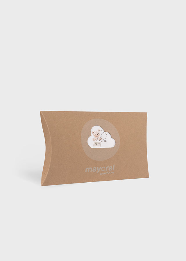Ensemble cadeau 3 pièces - Ourson & lapin (pyjama)
