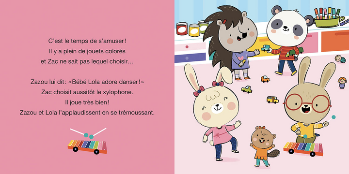 Zac et Zazou aiment la garderie