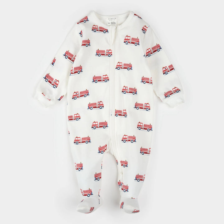 Pyjama une pièce Camion de pompiers