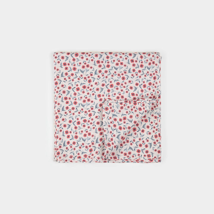 Couverture en mousseline Coquelicot