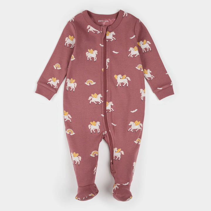 Pyjama une pièce Pégases arc-en-ciel