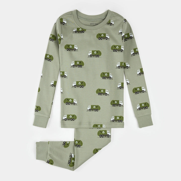 Pyjama deux pièces Camions de recyclage