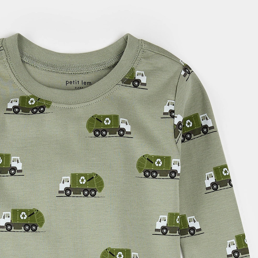 Pyjama deux pièces Camions de recyclage