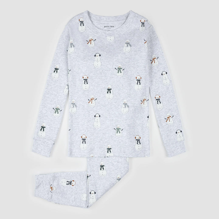 Pyjama deux pièces Bonshommes de neige