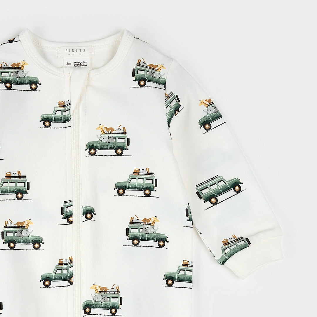 Pyjama une pièce Safari en jeep
