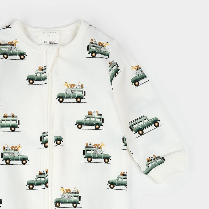 Pyjama une pièce Safari en jeep
