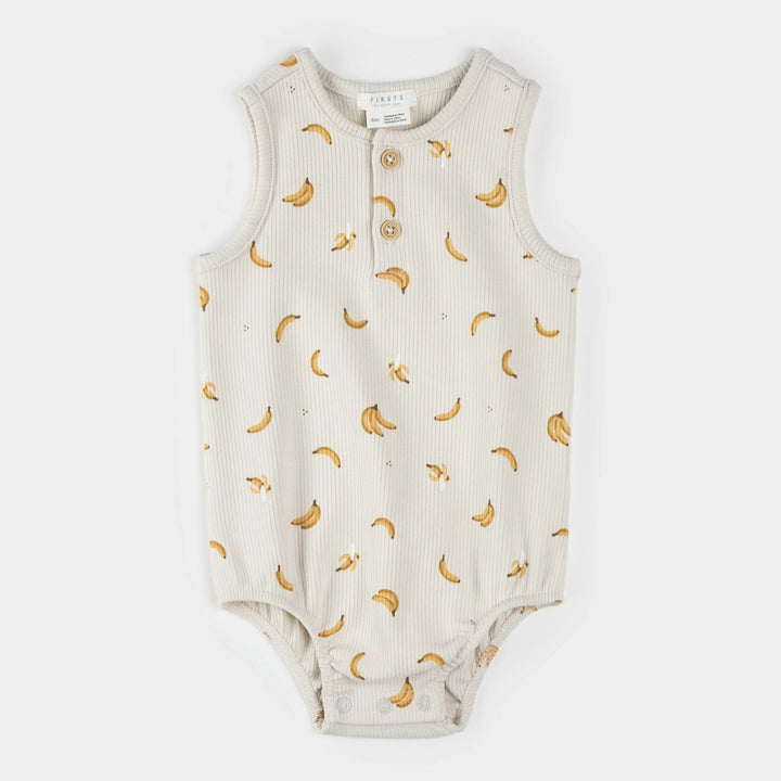 Romper côtelé Bananes