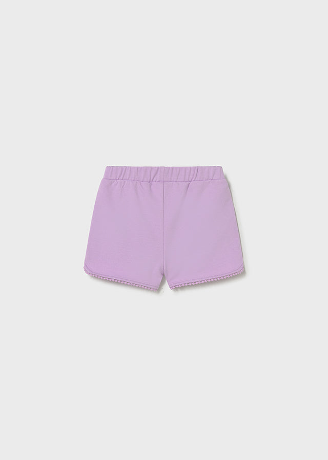 Short en molleton - Lilas