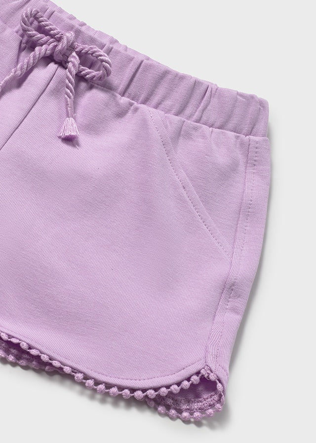 Short en molleton - Lilas